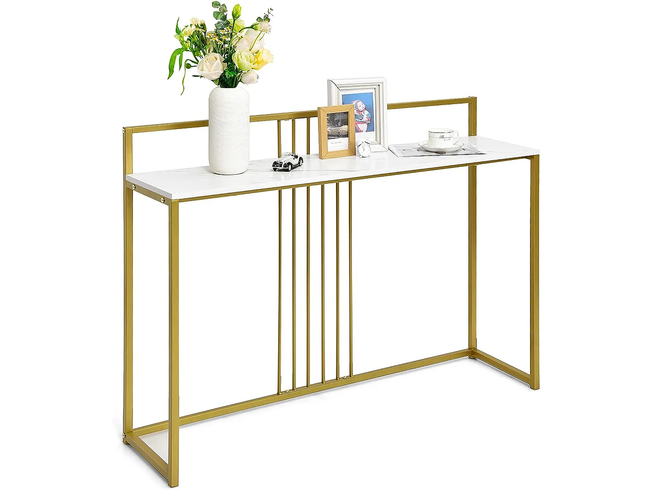 Konsolentisch mit Metallgestell