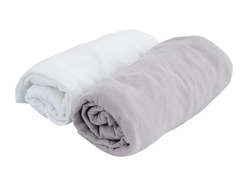 Duo de draps housse en jersey