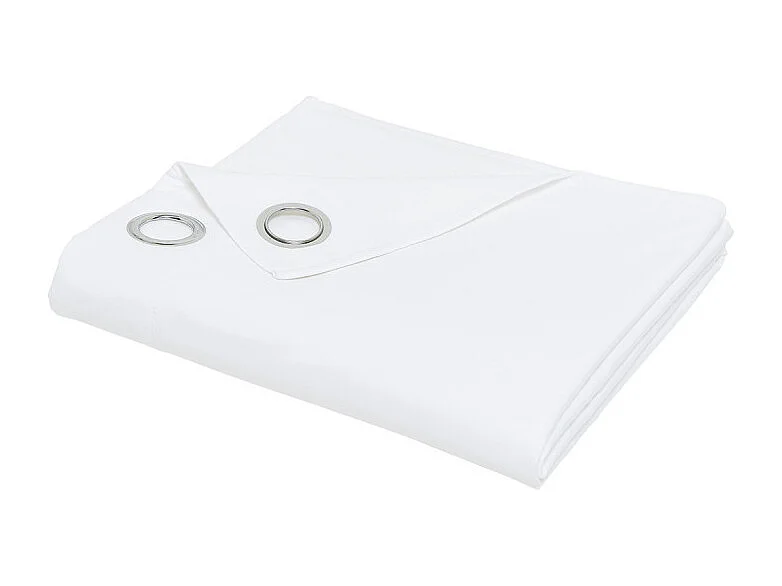 Tenda in tessuto termoprotettivo, 100% poliestere. Bianco