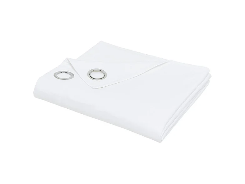 Thermo-beschermend gordijn, 100% polyester. Wit