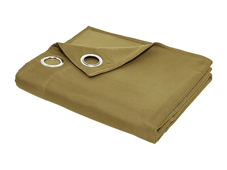 Thermo-beschermend gordijn, 100% polyester. Brons