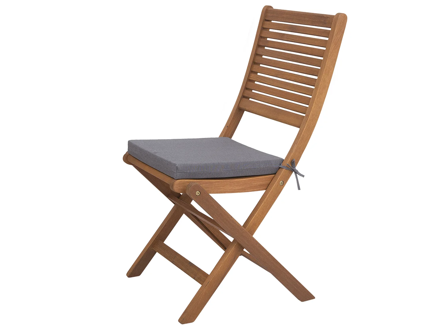 Cojín para Silla Chillvert Gandía Cuadrado 38x38x4,5 cm Gris Desenfundable