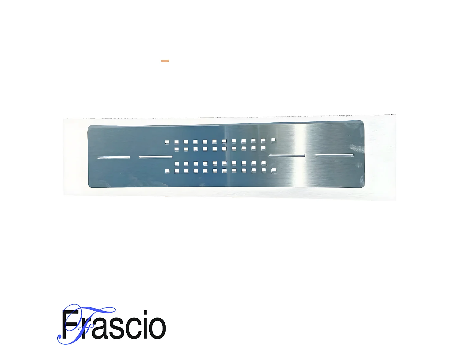 Receveur de douche 90X110 cm avec grille latérale Vulcano Line Extra Slim blanc en résine synthétique et poudre de marbre avec bonde offerte