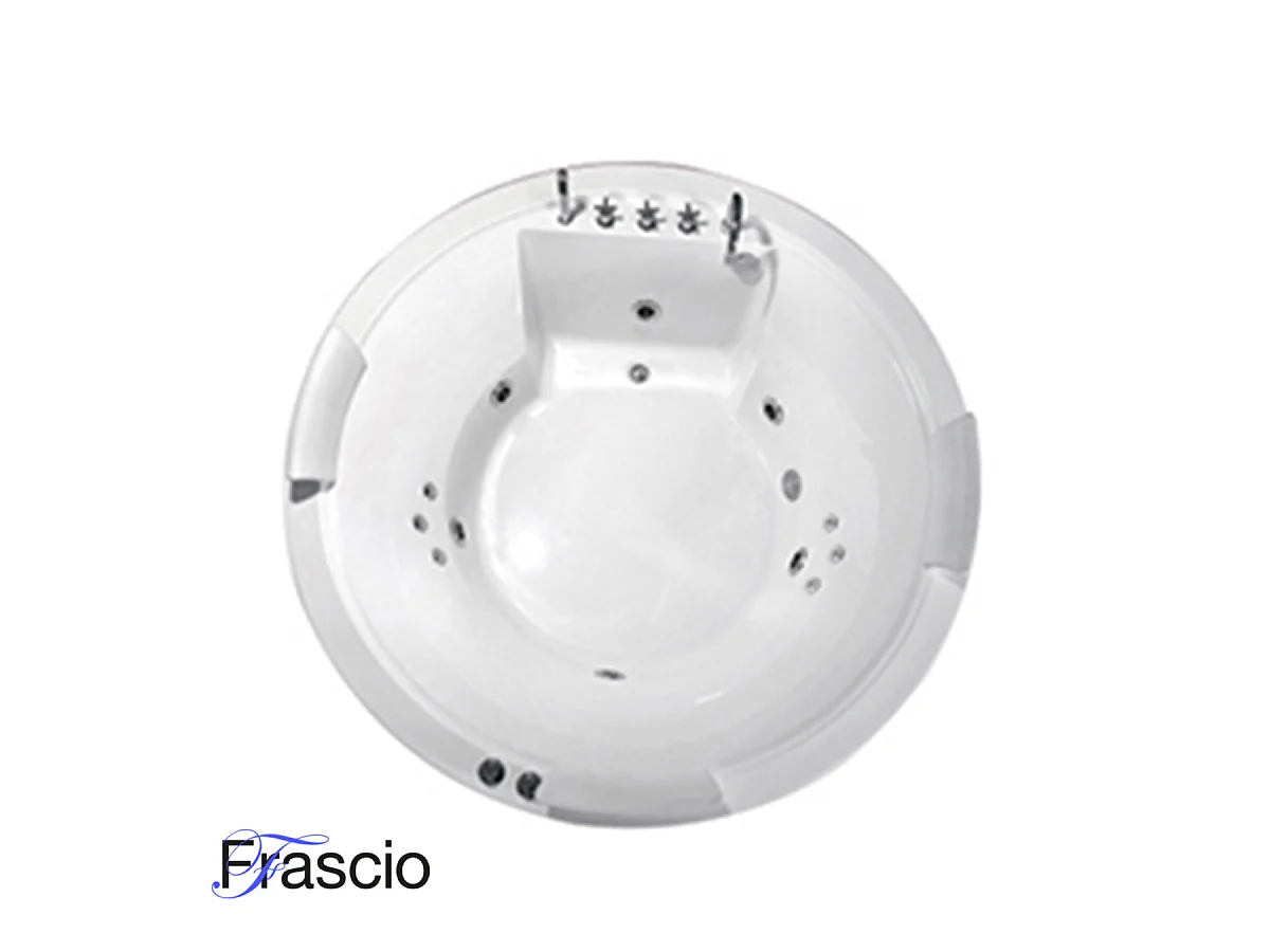 Buiten-/binnenspa-bubbelbad FRA 9052a 185x185 cm