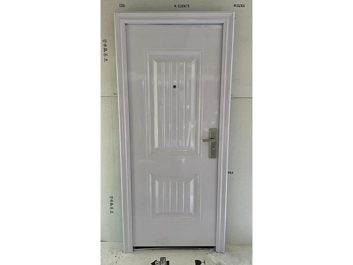 Portoncino d’ingresso Modello 35 colore bianca versione sinistra