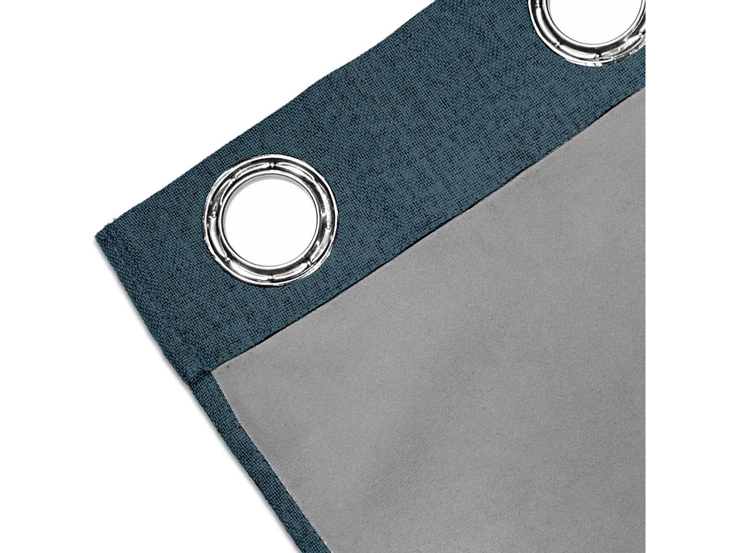 SOLEIL d'OCRE Rideau a oeillets occultant Eclipse - 135 x 250 cm - Bleu