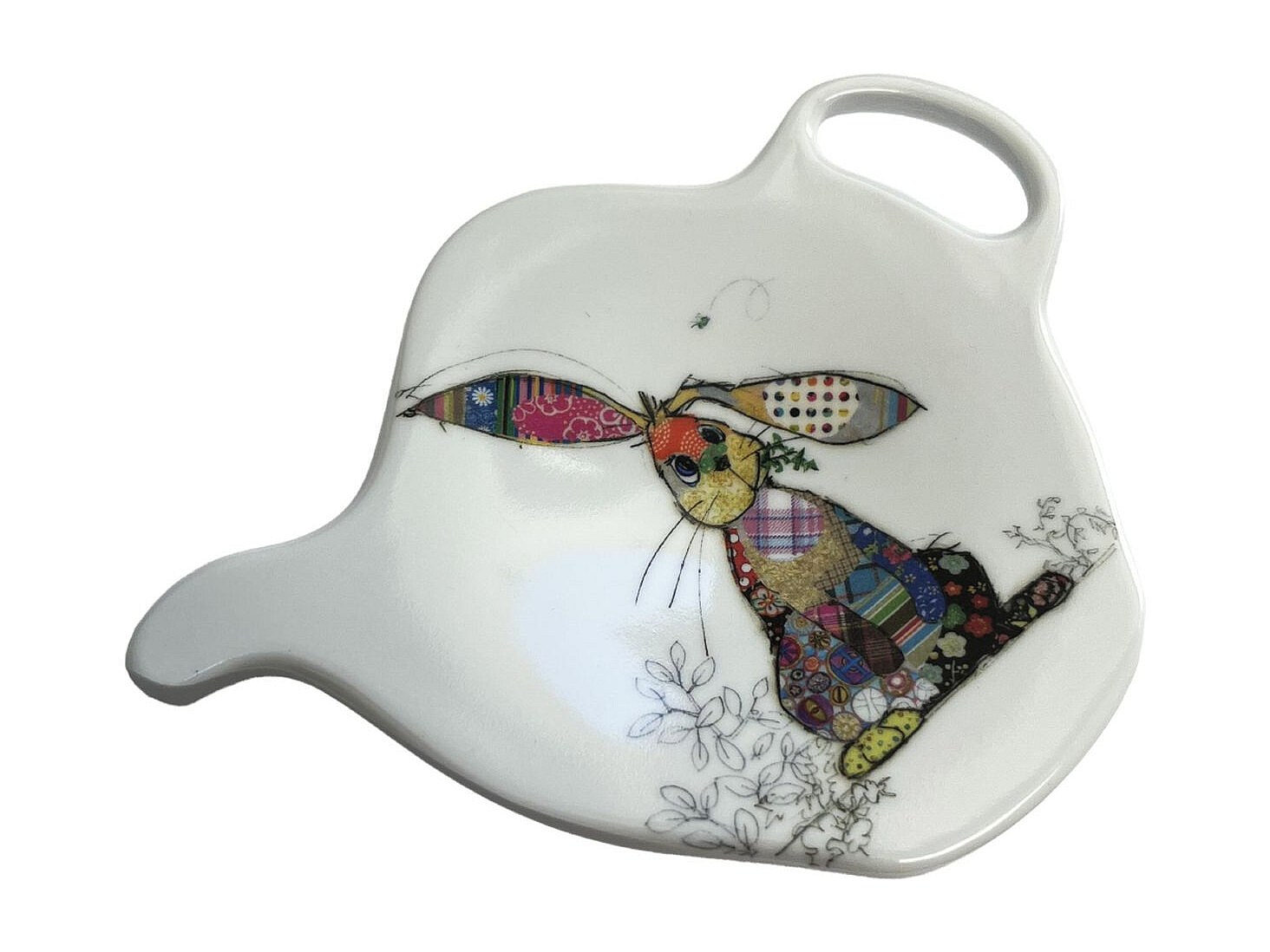 Soucoupe Pour Sachet De Thé KIUB - Chaton Sur Livres, En Mélamine