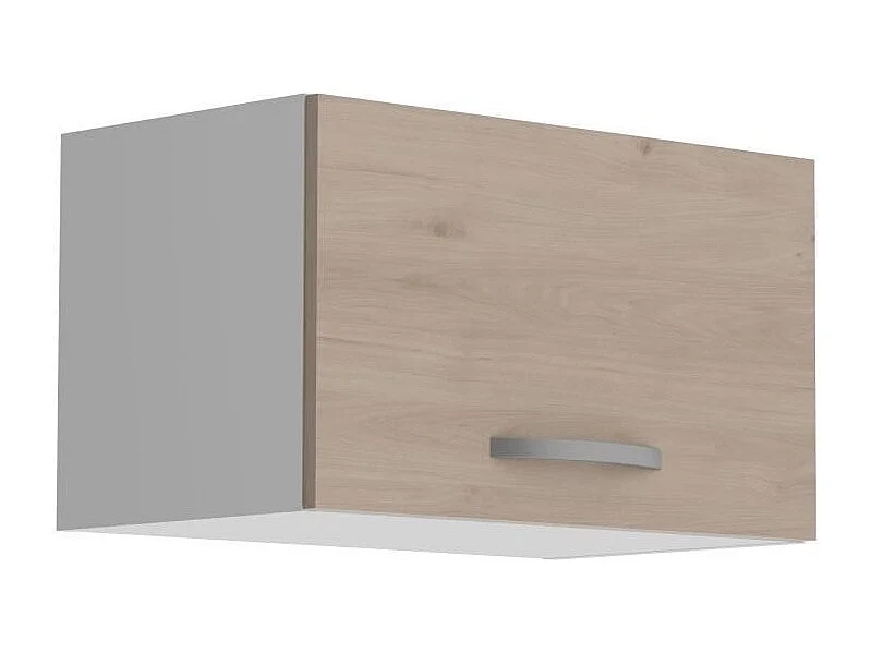 OSLO Meuble haut 1 porte - Décor Chene Jackson - L 60 x P 36 x H 35 cm