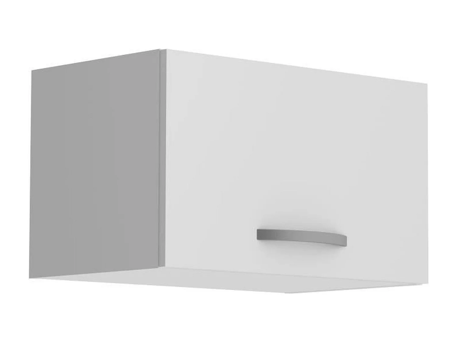 Meuble haut court 1 porte - Blanc - 60 x 36 x Hauteur 35 cm