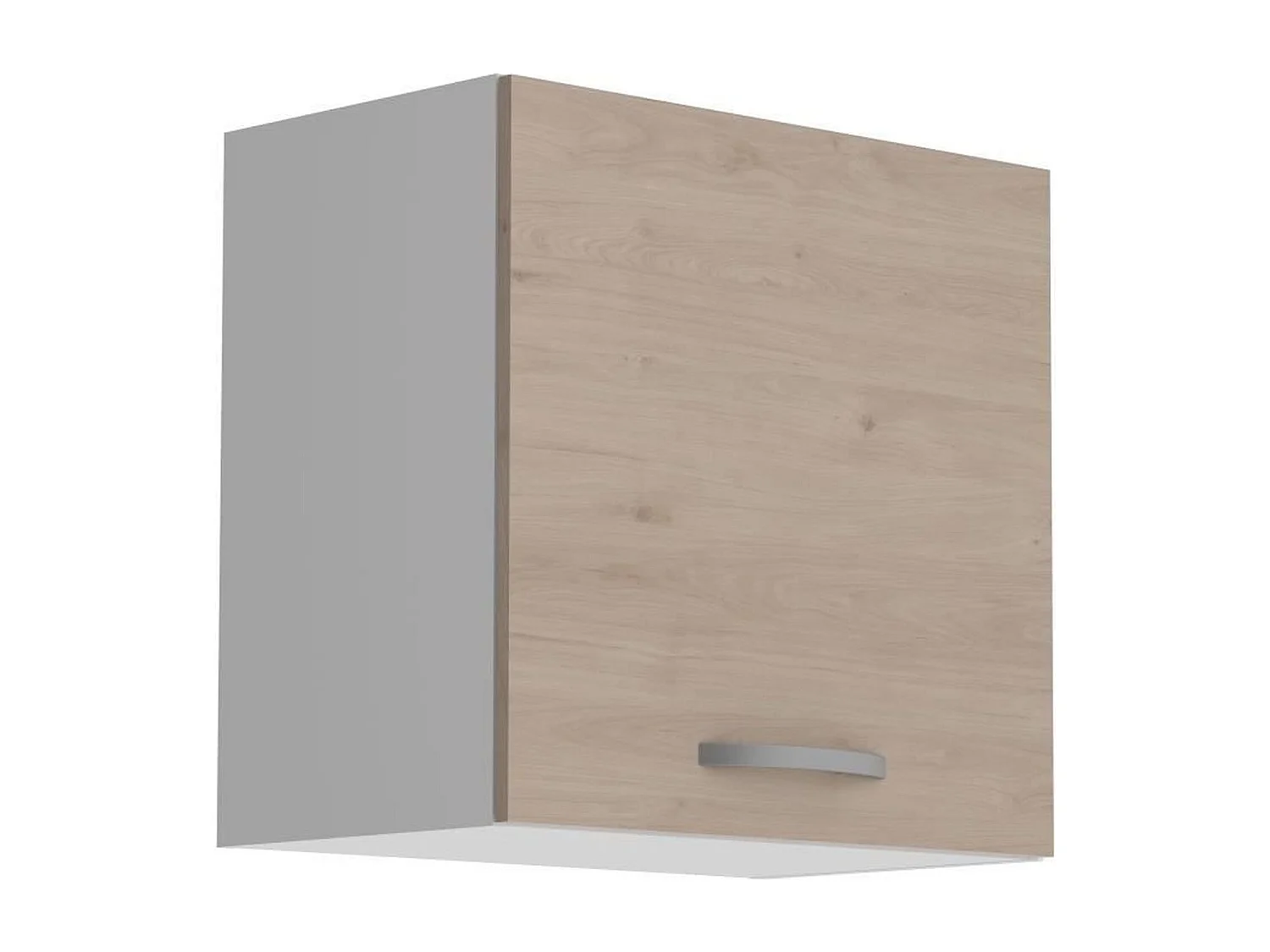 Meuble haut 1 porte - Décor chêne Jackson - 60 x 36 x Hauteur 58 cm