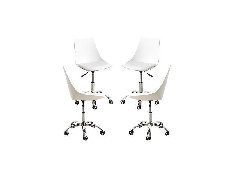 Packs Sillas - Pack 4 Sillas Blok Office - Blanco