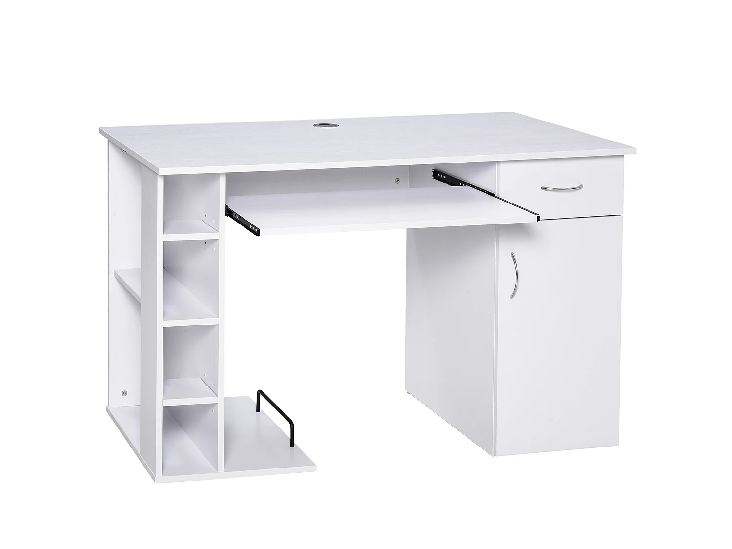 Mesa de ordenador blanco 120x60x74 cm HOMCOM