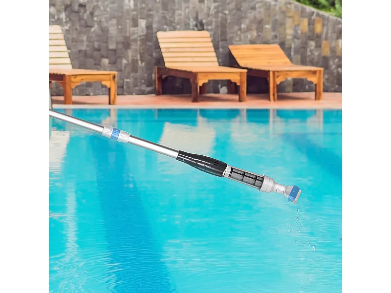 Limpiafondos para piscinas multicolor 6x6x162 cm Outsunny