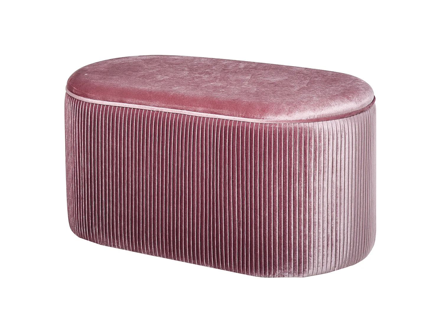 Banco de almacenaje rosa 81x40x41 cm HOMCOM