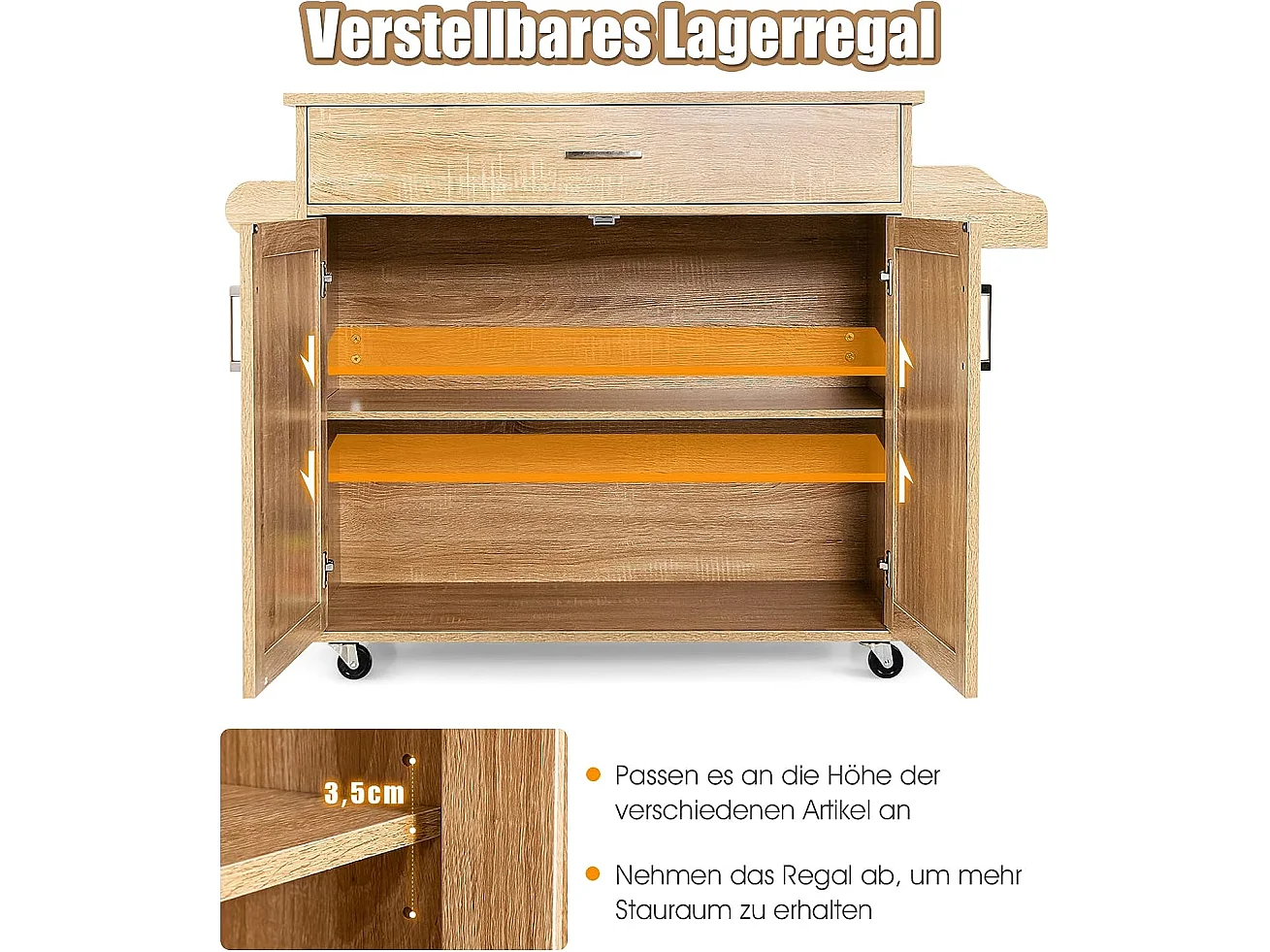 Küchenwagen Servierwagen