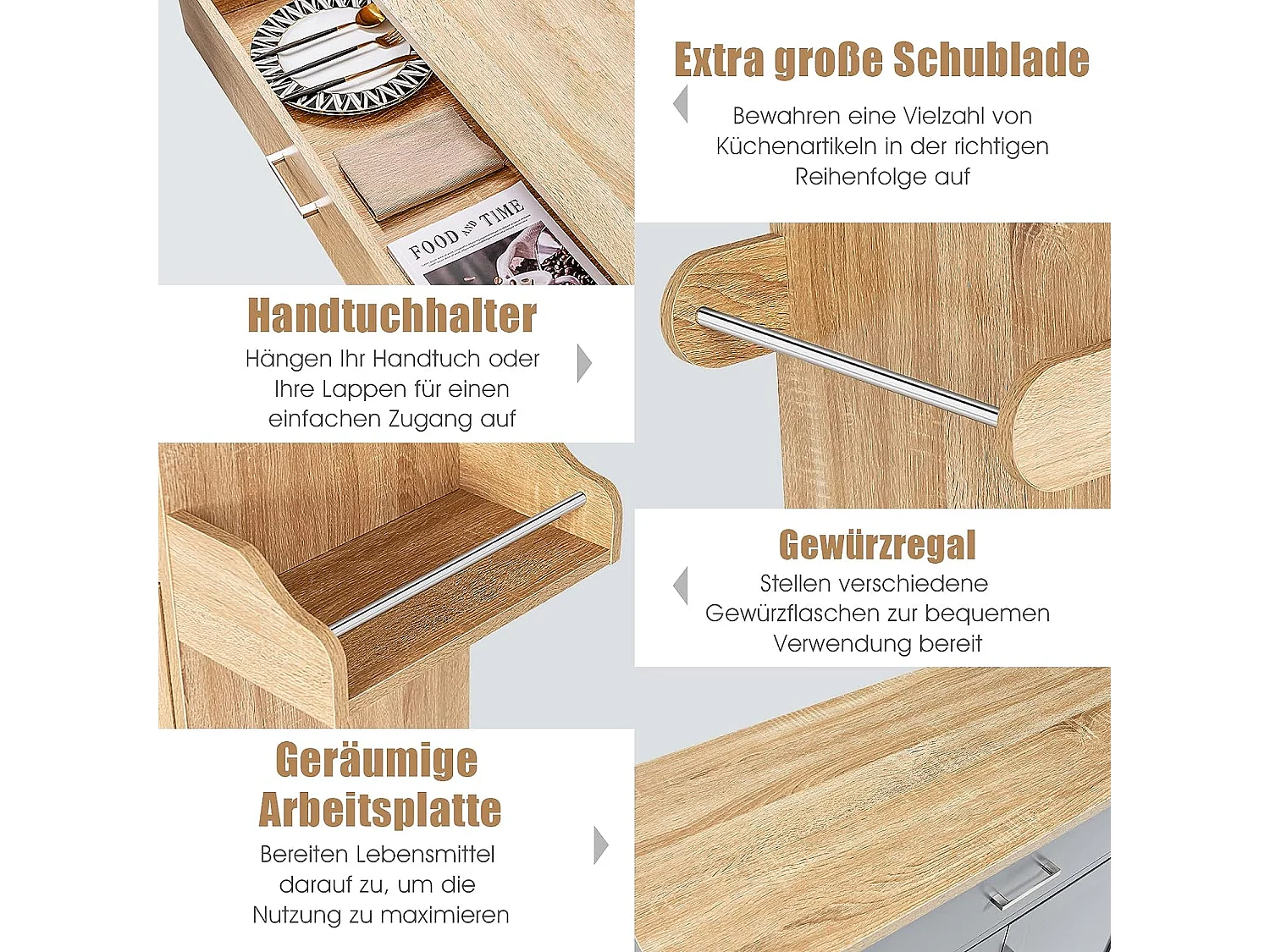 Küchenwagen Servierwagen