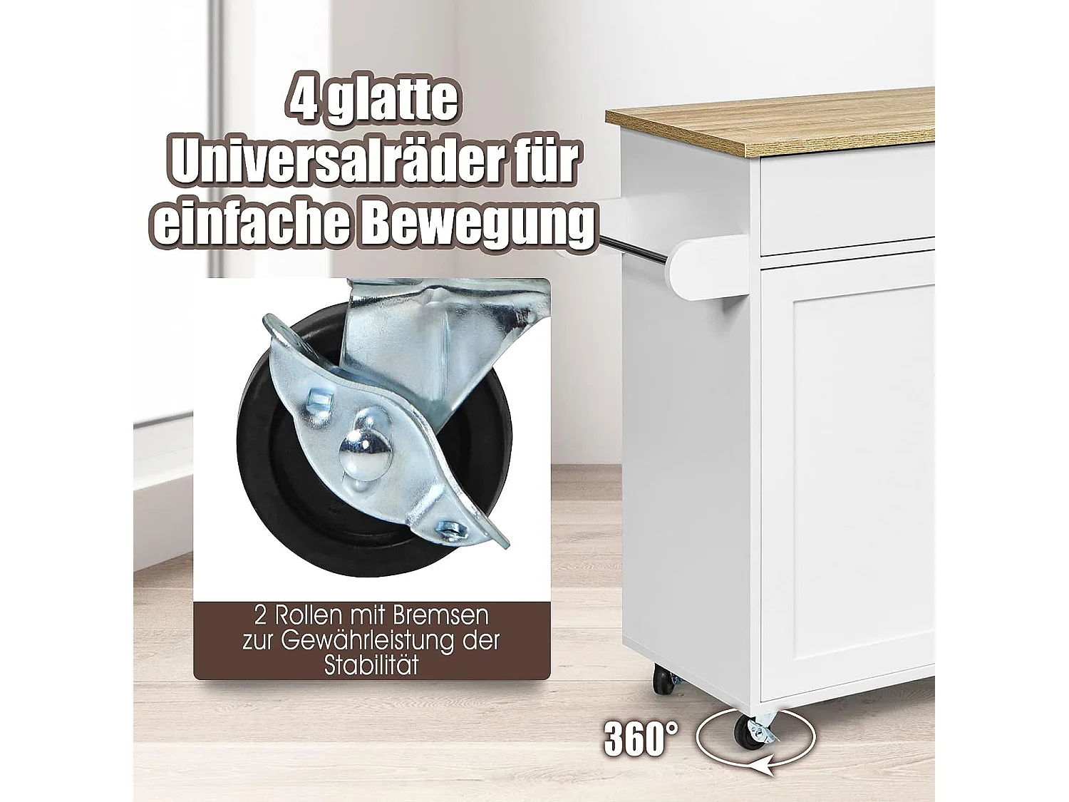 Küchenwagen Kücheninsel