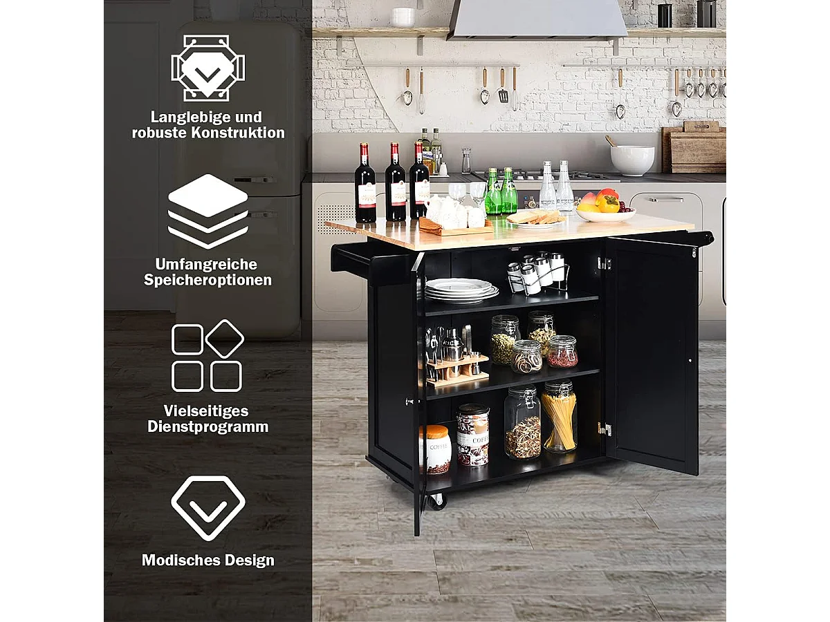 Küchenwagen rollbar, Kücheninsel