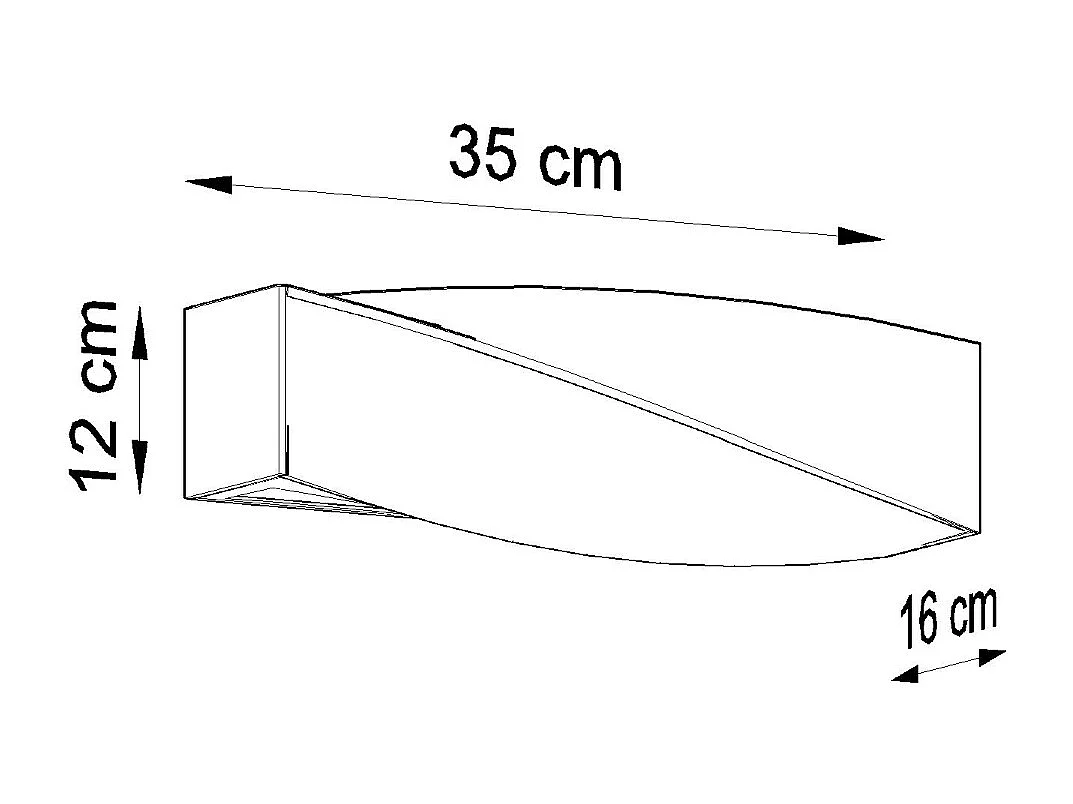 Sollux Applique murale à 1 ampoule en céramique blanche, E27