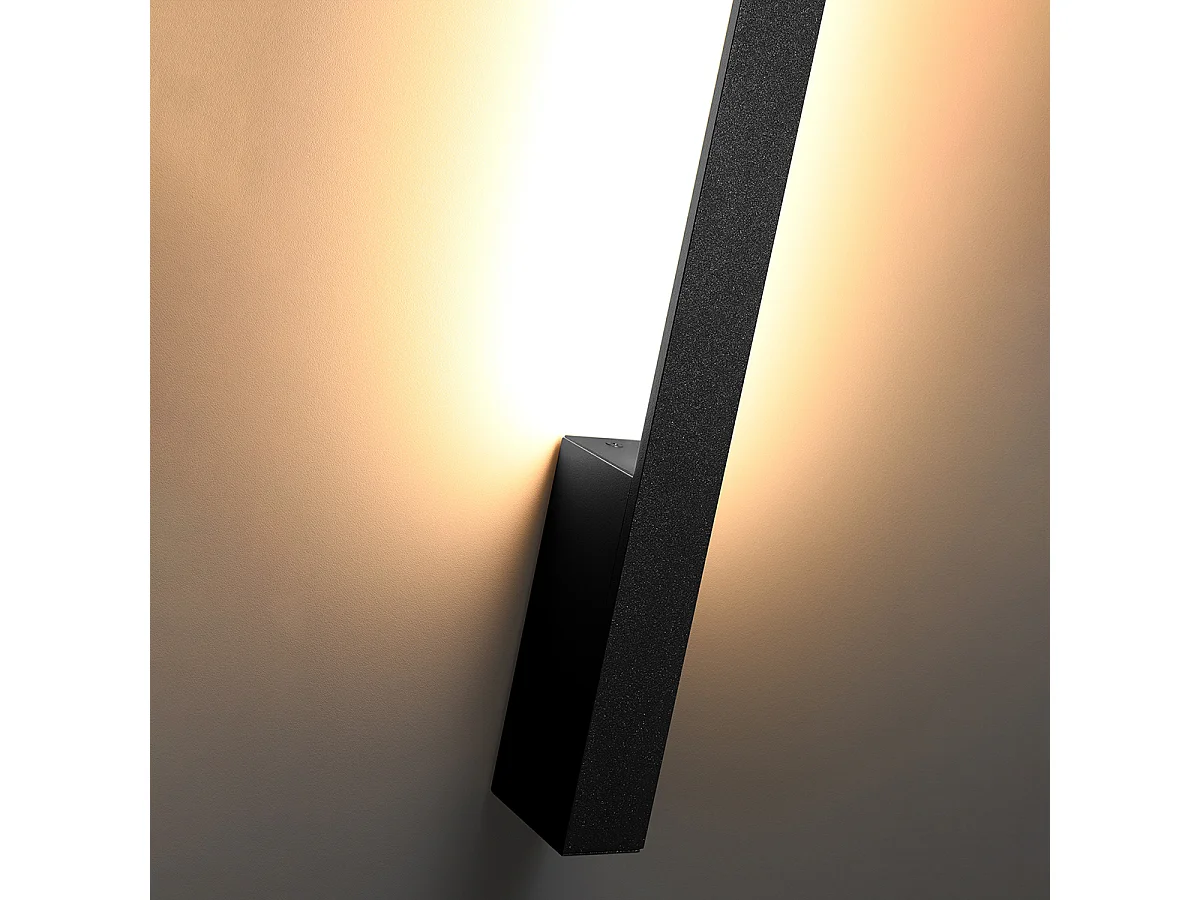 Sollux Lahti Aplique Led Integrado Negro