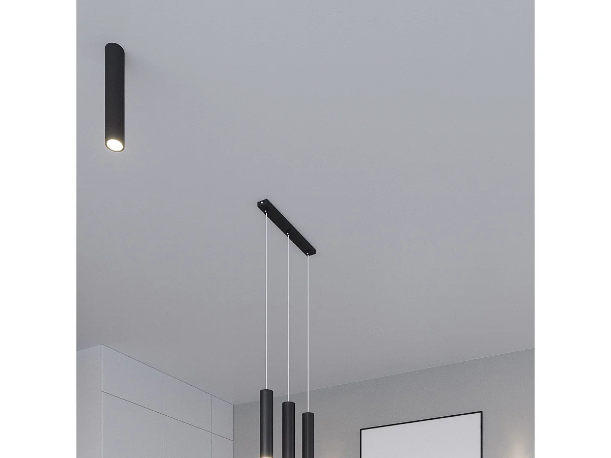 Sollux LAGOS - 2 licht oben unten Flush Wandleuchte Schwarz, GU10