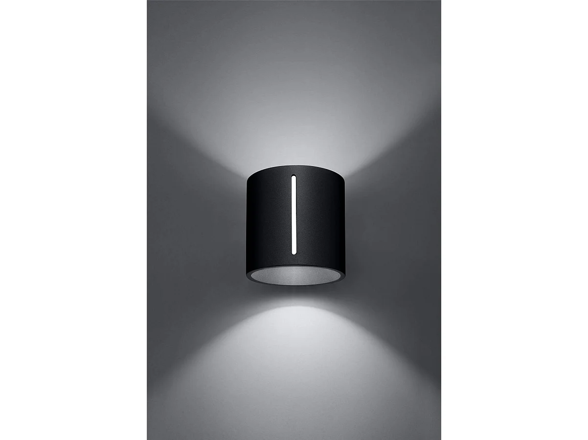 Sollux INEZ Applique murale à 1 lumière, noir, G9