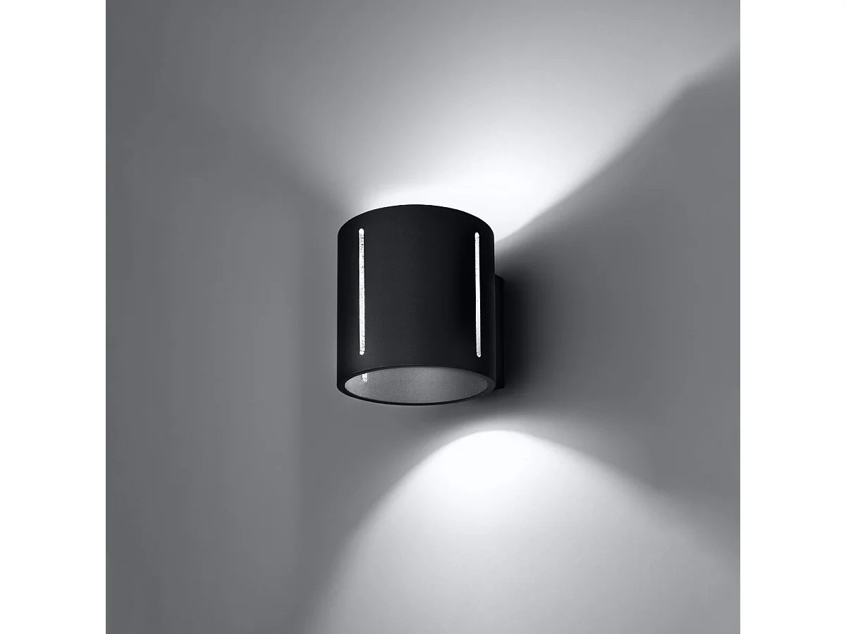 Sollux INEZ Applique murale à 1 lumière, noir, G9