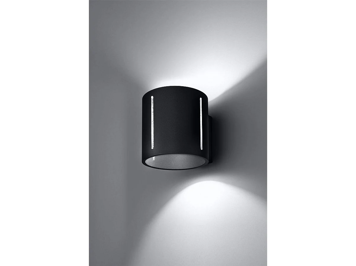 Sollux INEZ Applique murale à 1 lumière, noir, G9