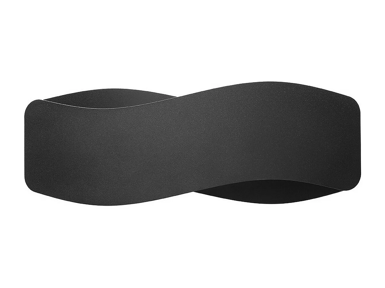 Sollux lichting Tila Up & Down Wandleuchte, Schwarz, 40 cm