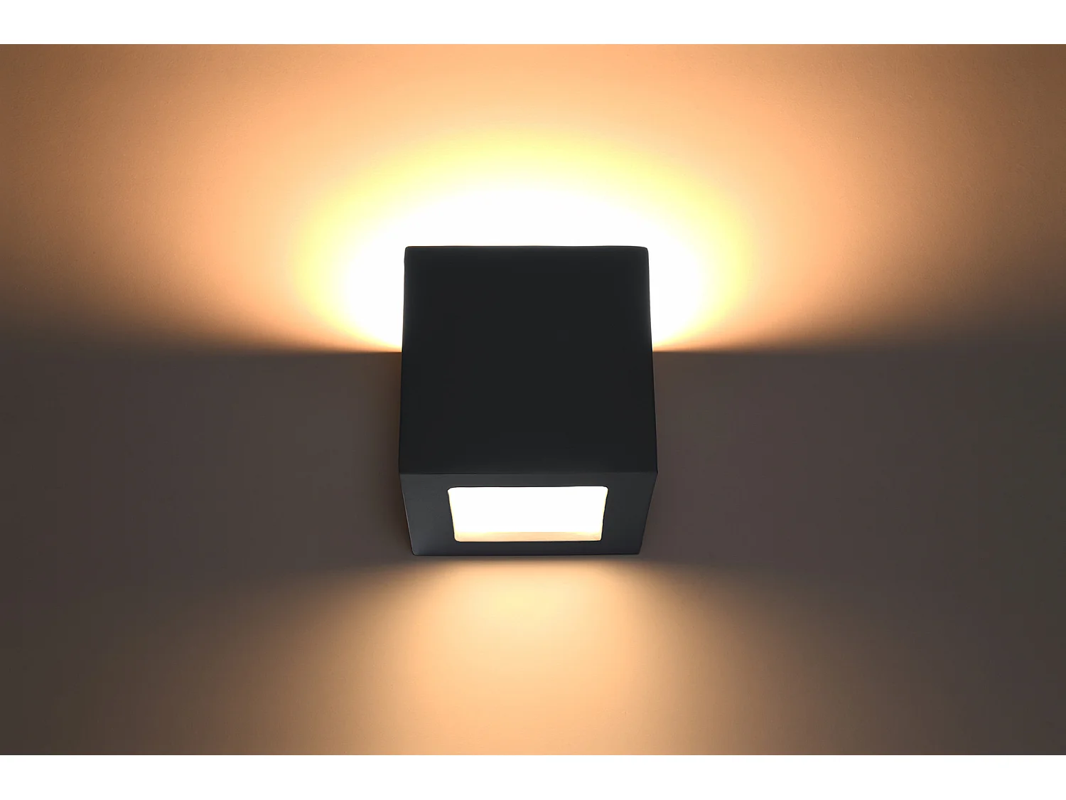 Sollux LEO Appliques Up & Down Noir E27