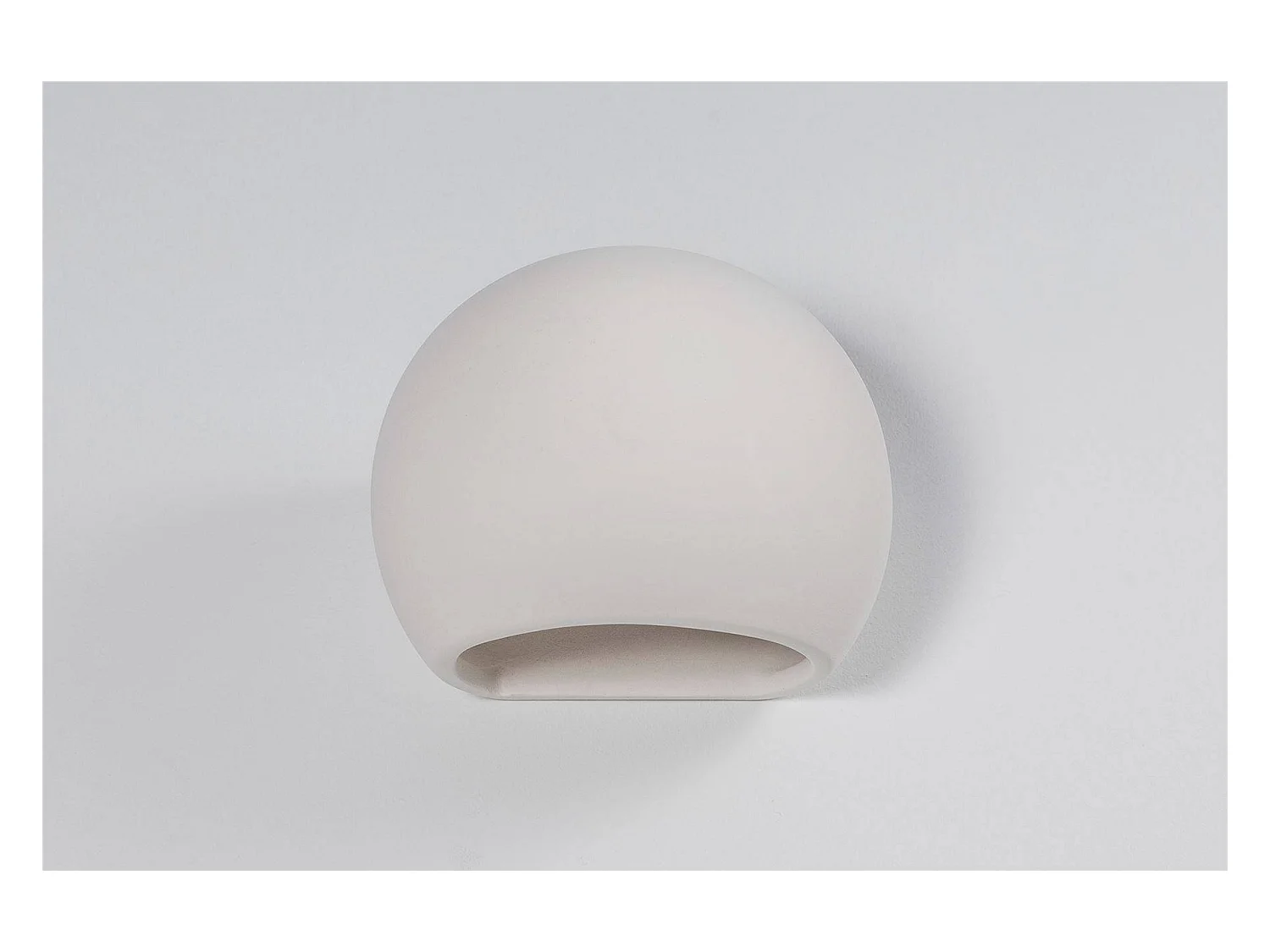 Sollux Applique murale à 1 ampoule en céramique blanche, E27