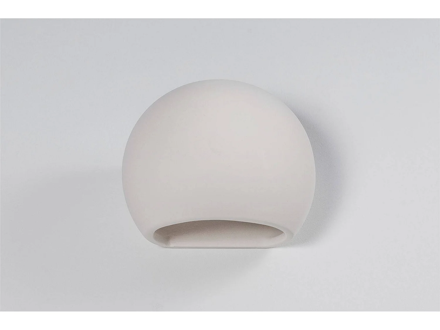 Sollux Applique murale à 1 ampoule en céramique blanche, E27