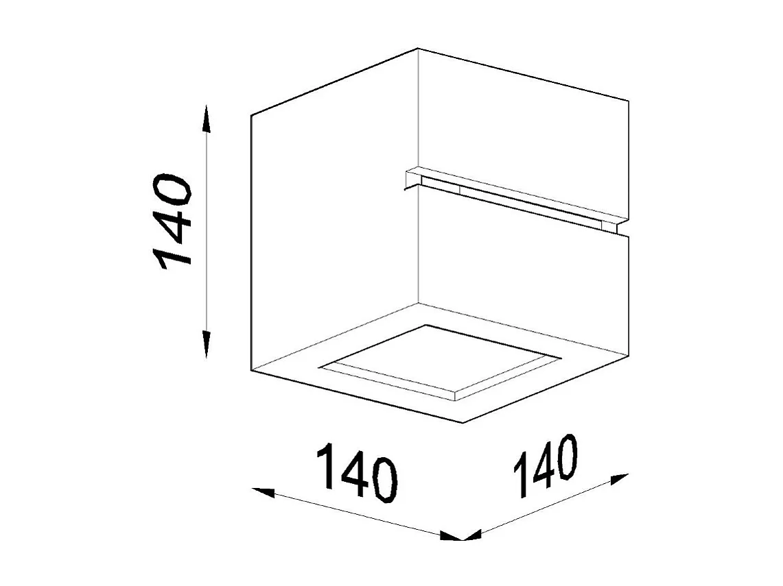 Sollux Applique murale à 1 ampoule en céramique blanche, E27