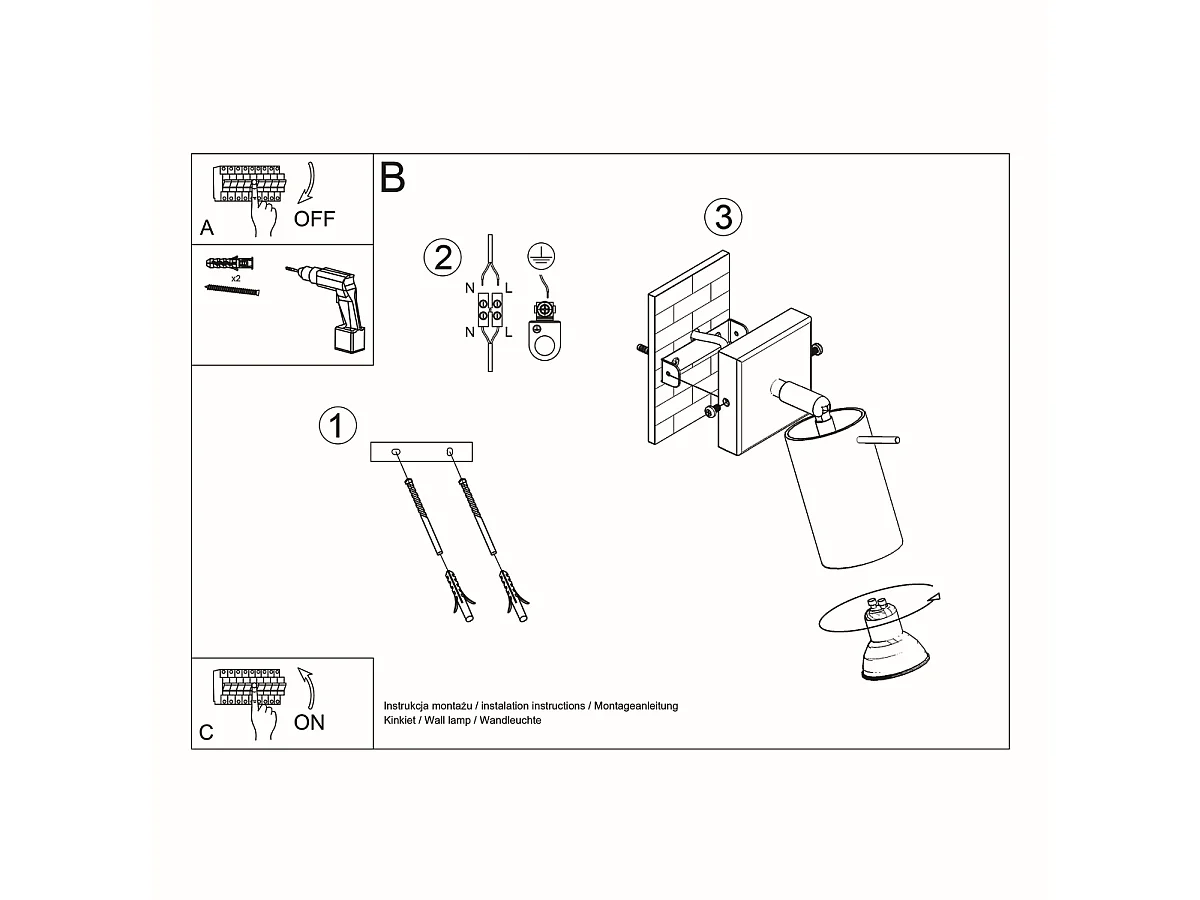 Kinkiet RING 1 chrom