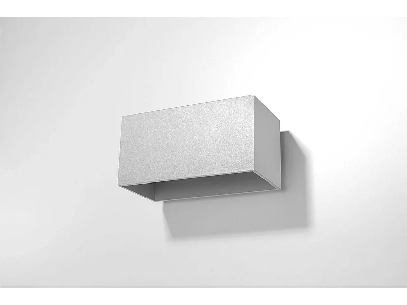 Sollux QUAD MAXI - 2 Light Up Down Flush Wall Gris claro