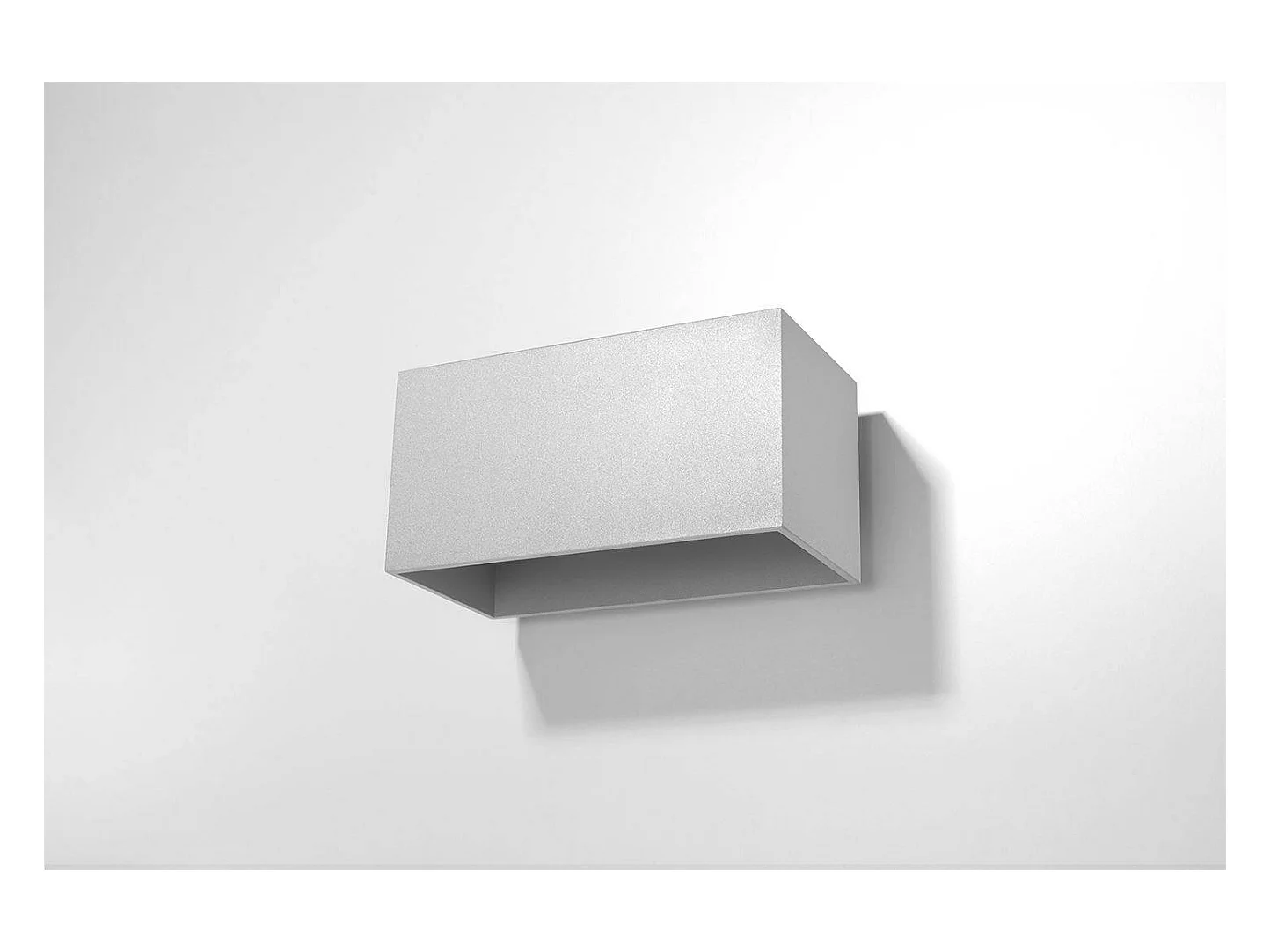 Sollux QUAD MAXI Plafonnier à 2 lumières vers le bas, gris clair