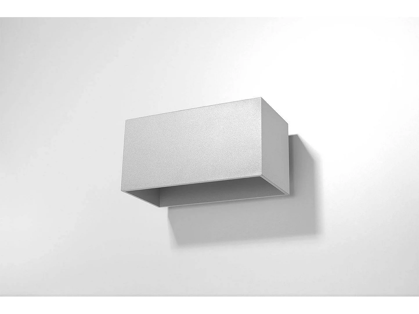 Sollux QUAD MAXI Plafonnier à 2 lumières vers le bas, gris clair