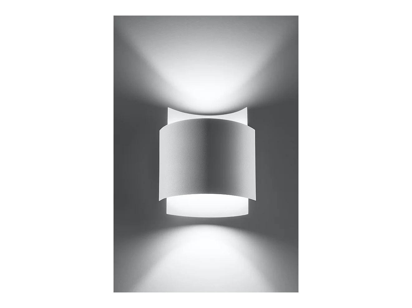 Lampada da parete Up & Down bianca G9 Aplique Up & Down Blanco G9