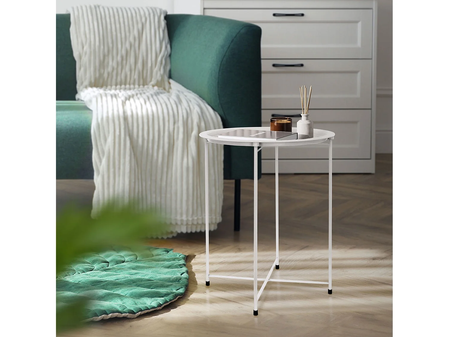 Table d'appoint ronde Table basse Table à plateau Table de salon