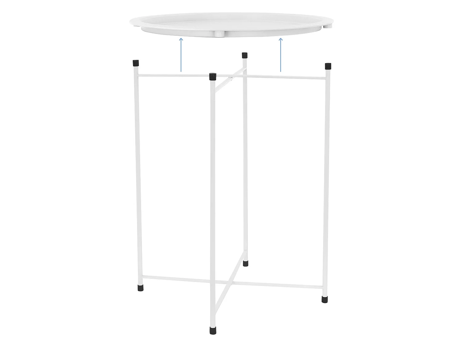 Table d'appoint ronde Table basse Table à plateau Table de salon