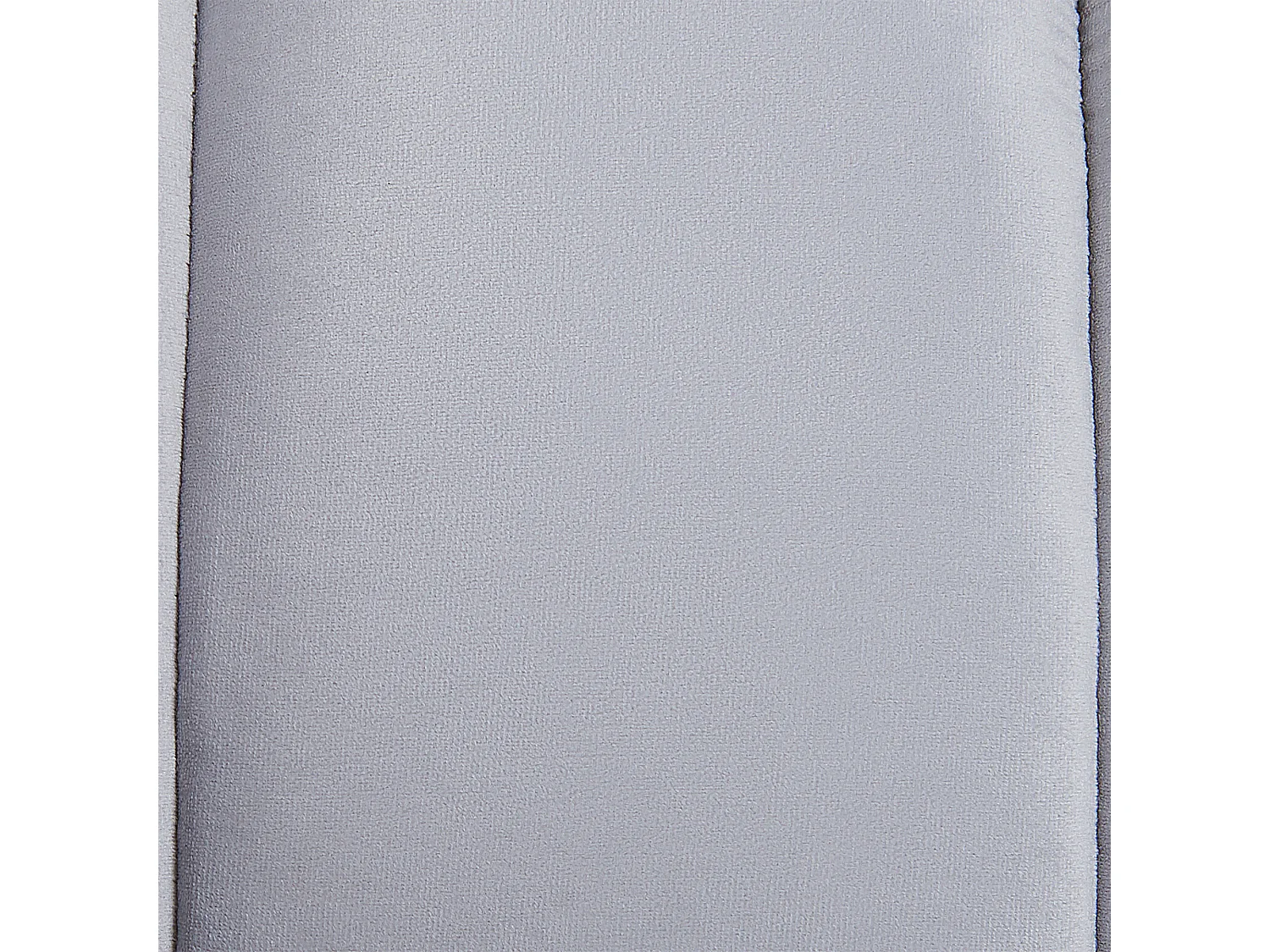 Chaise longue versione destra ALLIER Velluto Grigio chiaro