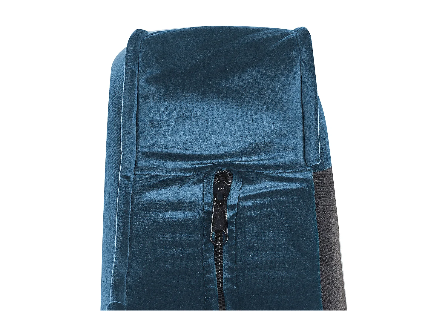 Chaise longue versione destra ALLIER Velluto Blu marino