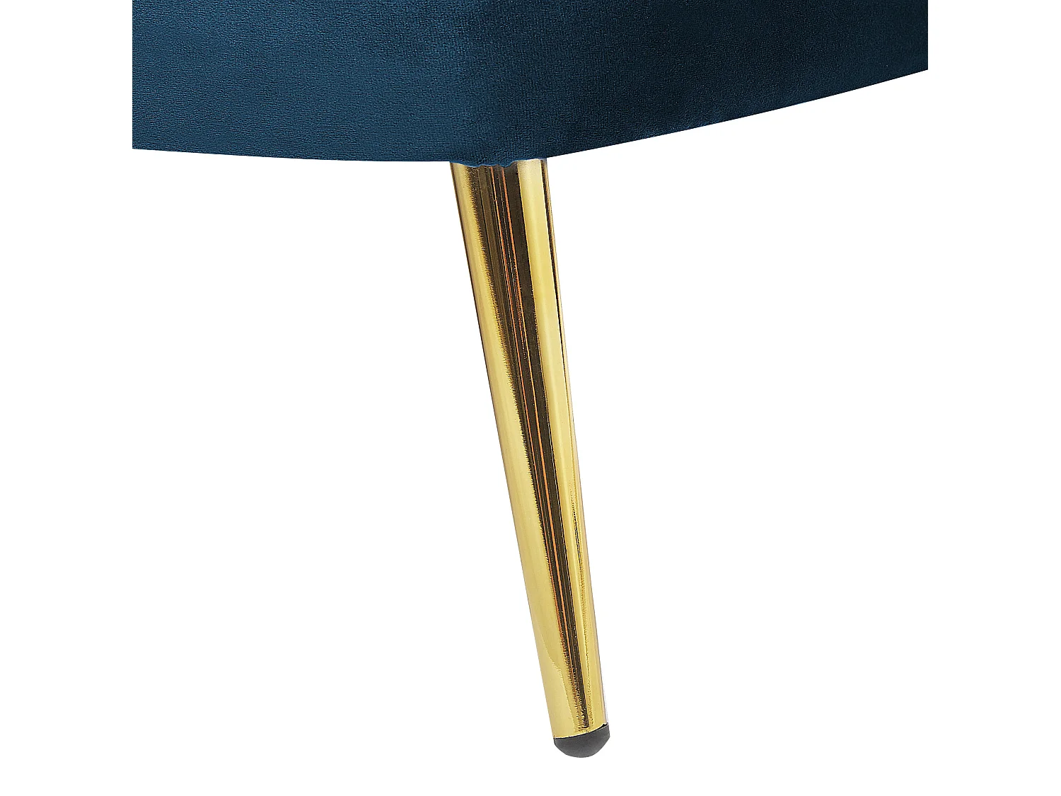 Chaise longue côté droit ALLIER Velours Bleu marine