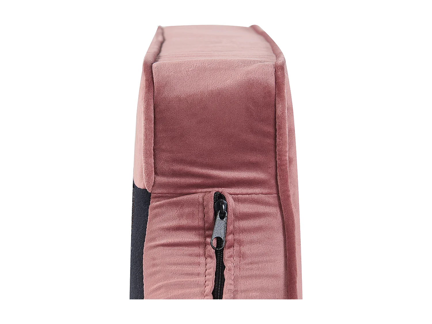 Chaise longue versione destra ALLIER Velluto Rosa