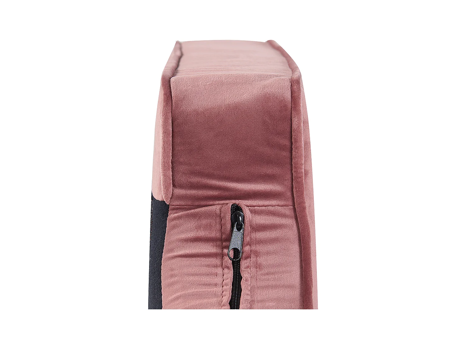 Chaise longue côté droit ALLIER Velours Rose