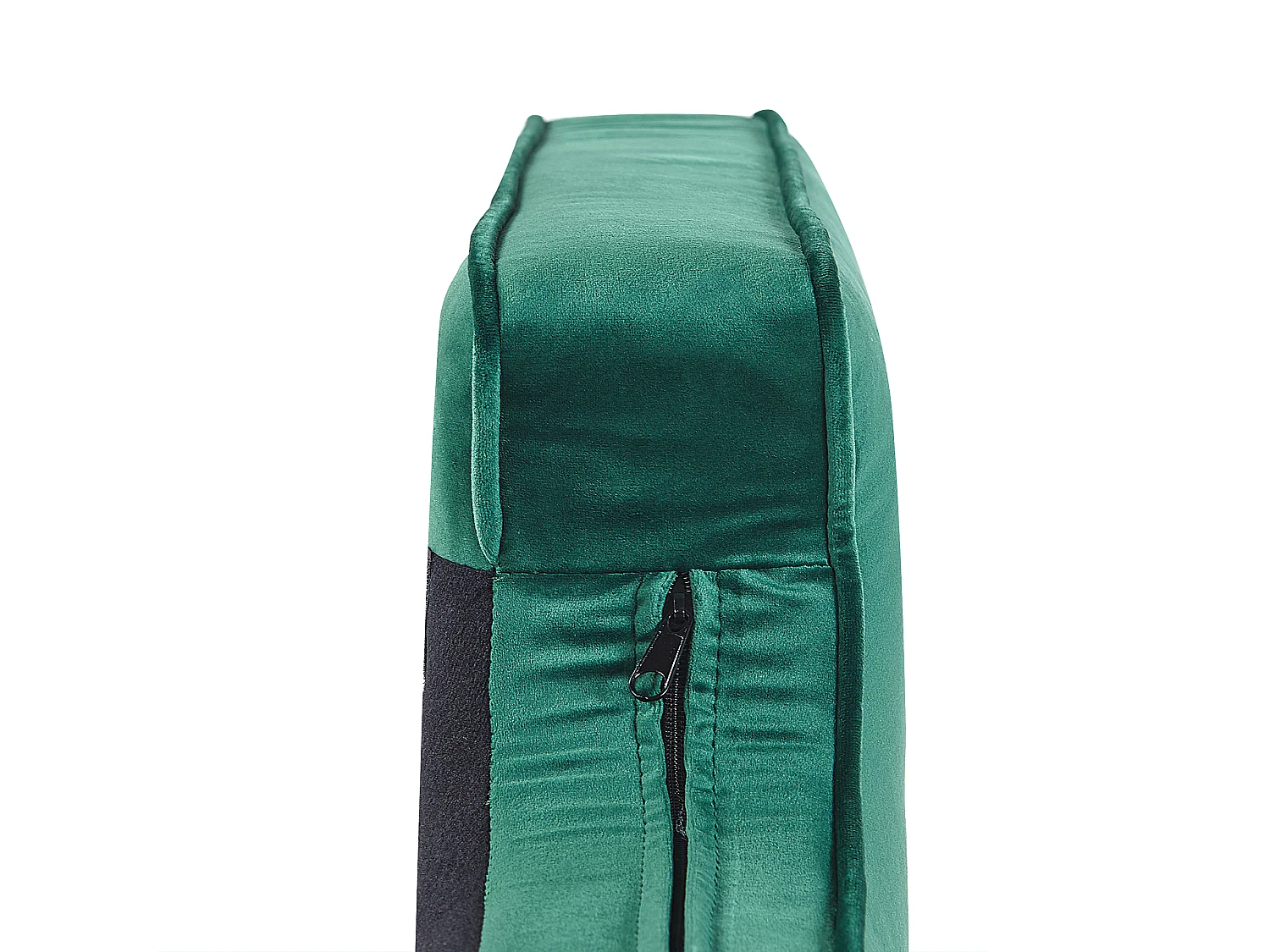Chaise longue côté droit ALLIER Velours Vert émeraude