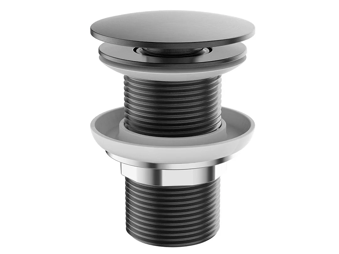 Grifo bajo de lavabo Manopola de mármol de Gun Metal Essebagno