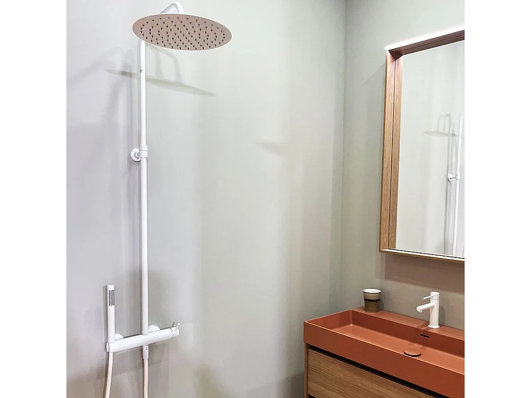 Luisa Miscelatore per lavabo basso bianco Essebagno