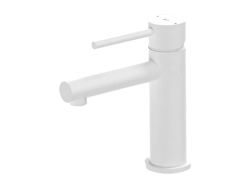 Luisa bateria miedziana umywalkowa niska biały