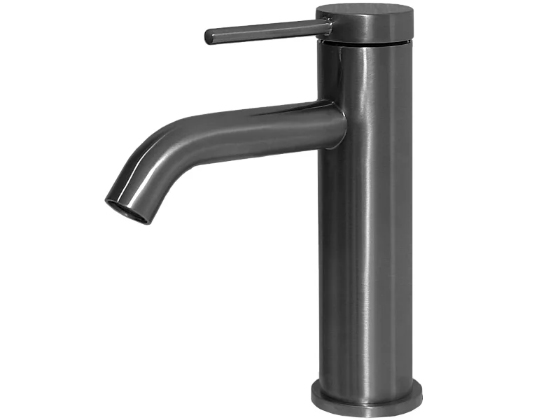 Grifo de lavabo bajo Lollipop gun metal Essebagno